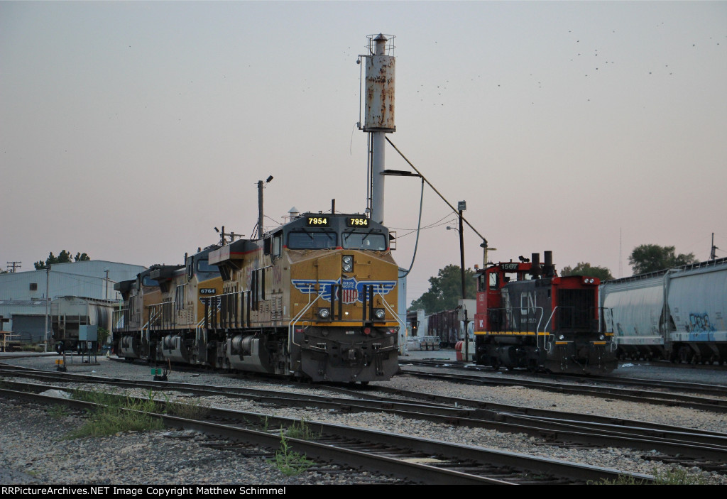 Early Morning In The CN/IC Yard